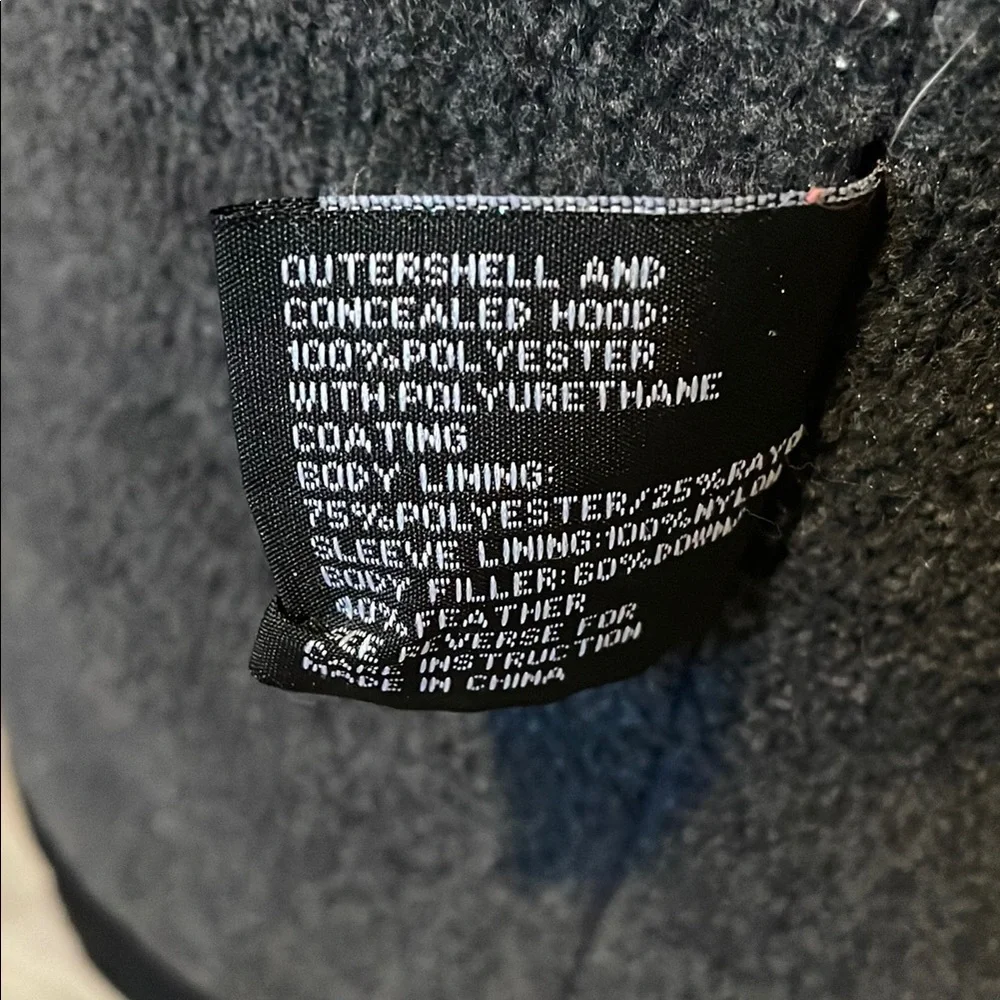 Zero x posur Black and Gray Puffer Jacket